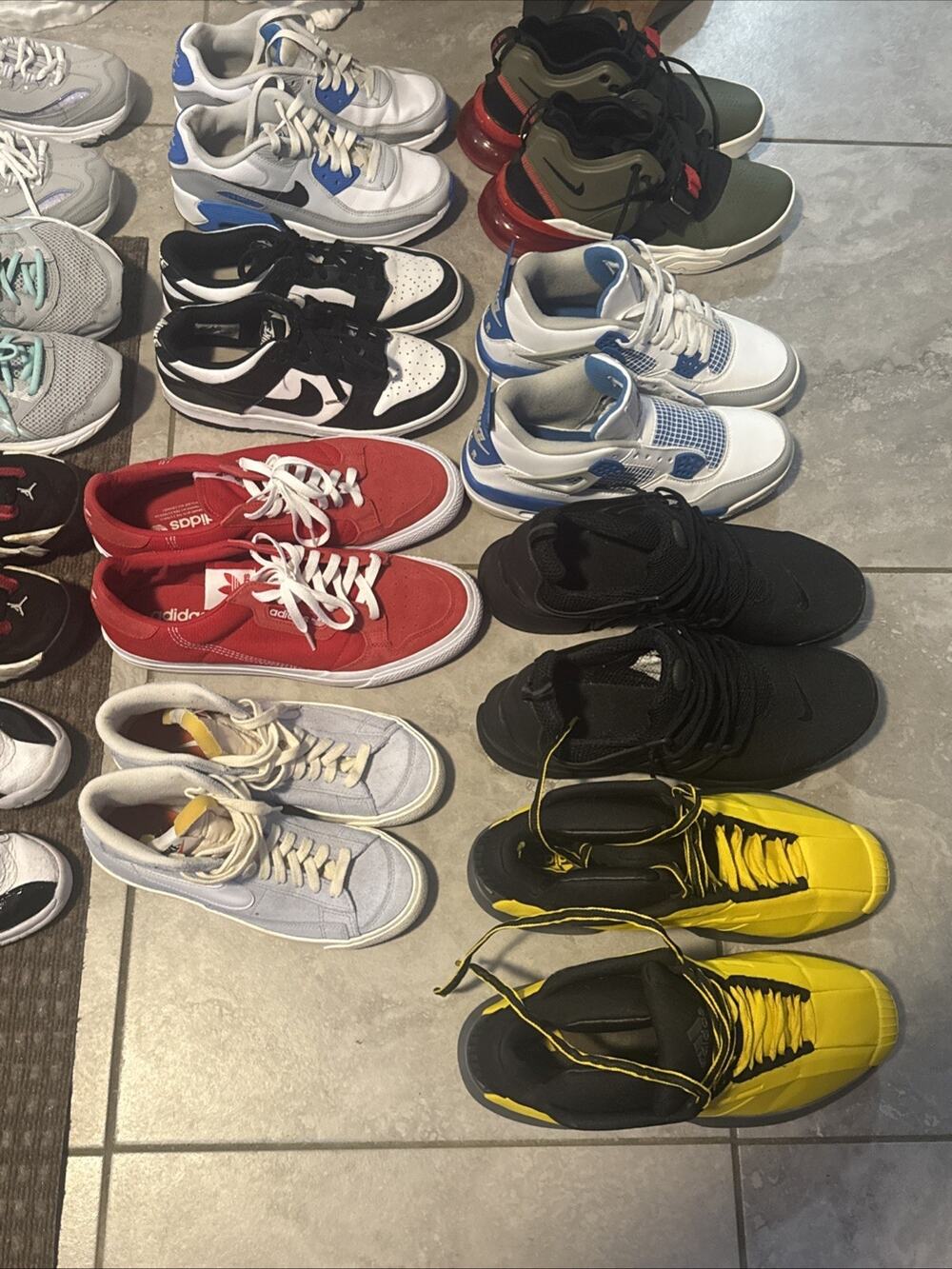 Lot 50 Pairs Asstd Sneakers Very Clean Mike NBalance Adidas Sketchers Brooks ++